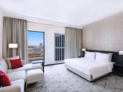 bedroom - hotel hyatt place dubai jumeirah - dubai, united arab emirates
