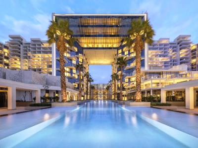 exterior view - hotel five palm jumeirah - dubai, united arab emirates