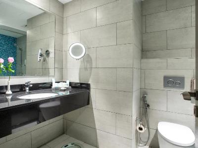 bathroom 1 - hotel city avenue al reqqa - dubai, united arab emirates