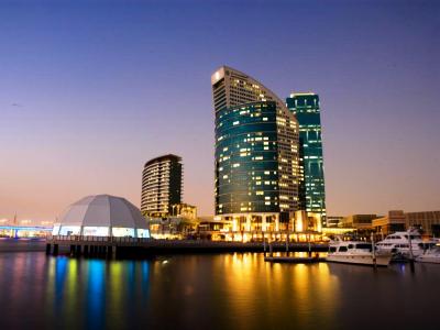 exterior view - hotel intercontinental festival city - dubai, united arab emirates