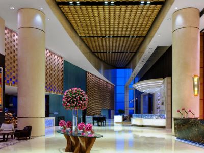 lobby - hotel intercontinental festival city - dubai, united arab emirates