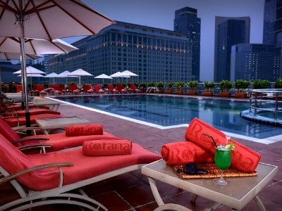 outdoor pool 1 - hotel rose rayhaan by rotana - dubai, united arab emirates