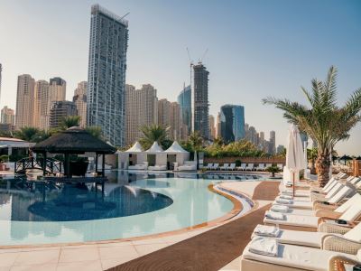 outdoor pool 2 - hotel grand millennium dubai - dubai, united arab emirates