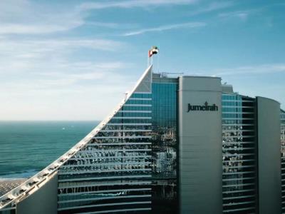 exterior view - hotel jumeirah beach - dubai, united arab emirates