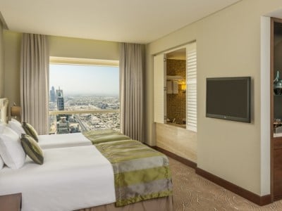 bedroom 2 - hotel the tower plaza hotel dubai - dubai, united arab emirates