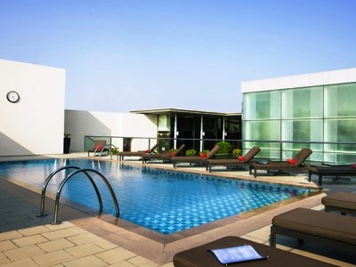 outdoor pool - hotel centro barsha - dubai, united arab emirates