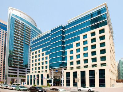 exterior view - hotel marina byblos - dubai, united arab emirates