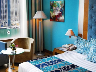 bedroom - hotel marina byblos - dubai, united arab emirates