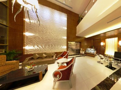 lobby - hotel marina view hotel apartments - dubai, united arab emirates