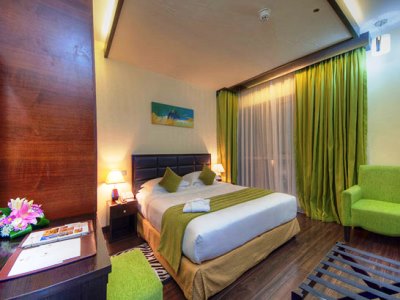 bedroom - hotel marina view hotel apartments - dubai, united arab emirates