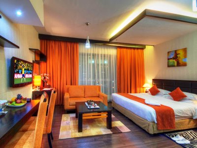 bedroom 2 - hotel marina view hotel apartments - dubai, united arab emirates