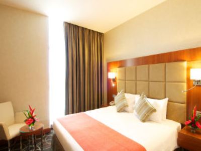 bedroom - hotel carlton al barsha hotel - dubai, united arab emirates