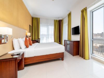bedroom 1 - hotel star metro deira hotel apartment - dubai, united arab emirates