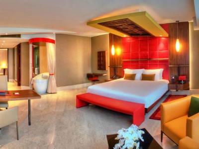 bedroom 1 - hotel jumeirah creekside - dubai, united arab emirates