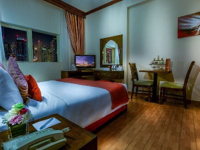 bedroom 1 - hotel first central hotel suites - dubai, united arab emirates
