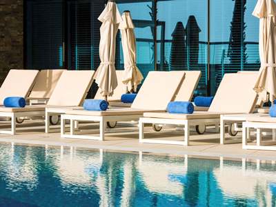 outdoor pool 1 - hotel novotel dubai al barsha - dubai, united arab emirates