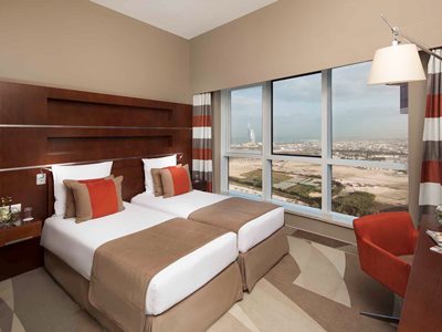 bedroom 1 - hotel novotel dubai al barsha - dubai, united arab emirates