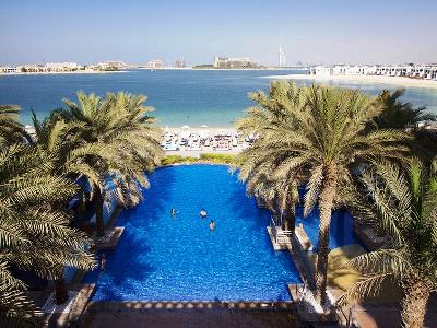 outdoor pool 2 - hotel movenpick jumeirah lake tower - dubai, united arab emirates