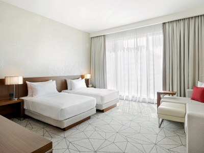 bedroom 1 - hotel hyatt place dubai al rigga - dubai, united arab emirates