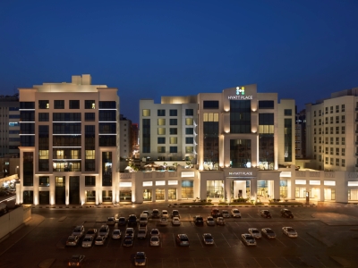 exterior view 1 - hotel hyatt place dubai al rigga - dubai, united arab emirates