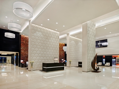 lobby - hotel hyatt place dubai al rigga - dubai, united arab emirates