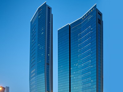 exterior view - hotel sofitel dubai downtown - dubai, united arab emirates