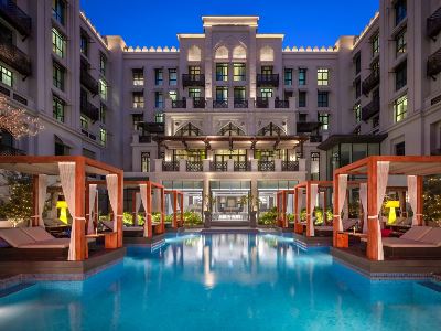 outdoor pool - hotel hotel boulevard, autograph collection - dubai, united arab emirates