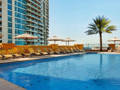 outdoor pool - hotel ramada hotel and suites by wyndham jbr - dubai, united arab emirates
