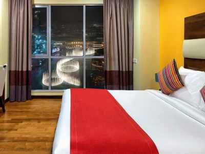 bedroom 2 - hotel ramada by wyndham downtown dubai - dubai, united arab emirates