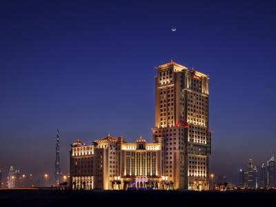 exterior view - hotel marriott al jaddaf - dubai, united arab emirates