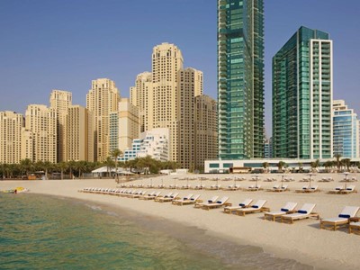 beach - hotel doubletree by hilton - jumeirah beach - dubai, united arab emirates