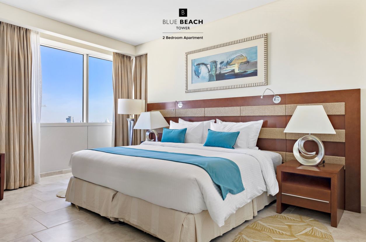 deluxe room 2 - hotel blue beach tower - dubai, united arab emirates
