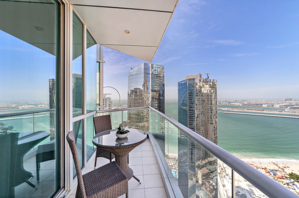 exterior view 2 - hotel blue beach tower - dubai, united arab emirates