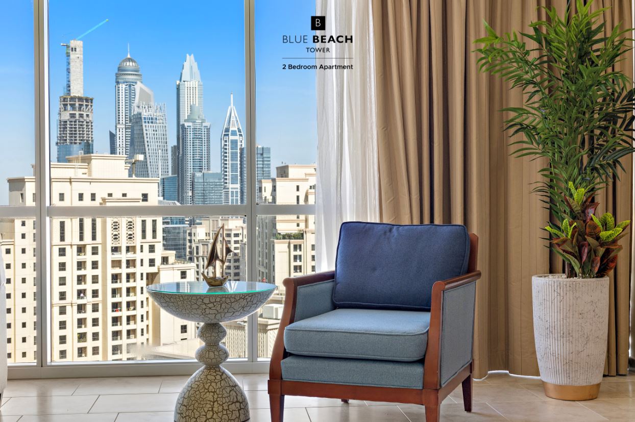 exterior view 3 - hotel blue beach tower - dubai, united arab emirates