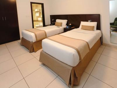 bedroom - hotel mena aparthotel al barsha - dubai, united arab emirates