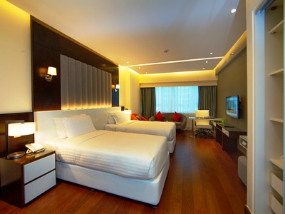 bedroom - hotel number one tower suites - dubai, united arab emirates