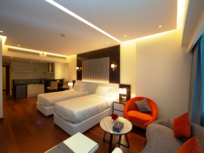 bedroom 1 - hotel number one tower suites - dubai, united arab emirates