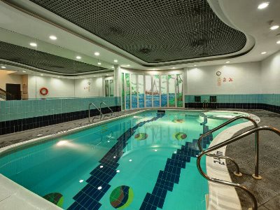 indoor pool - hotel number one tower suites - dubai, united arab emirates