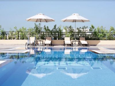 outdoor pool 1 - hotel movenpick htl apt al mamzar - dubai, united arab emirates