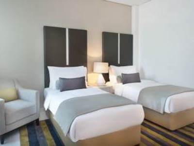 bedroom 2 - hotel damac maison cour jardin - dubai, united arab emirates