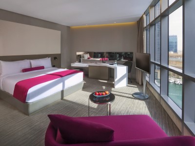 bedroom - hotel intercontinental marina - dubai, united arab emirates