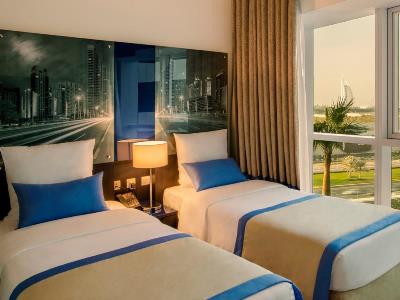 bedroom 2 - hotel aparthotel adagio premium al barsha - dubai, united arab emirates