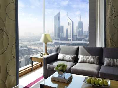 bedroom 3 - hotel fairmont dubai - dubai, united arab emirates