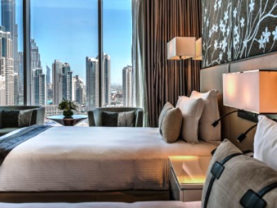 bedroom 3 - hotel pullman dubai downtown - dubai, united arab emirates