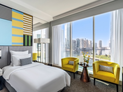 bedroom - hotel pullman dubai downtown - dubai, united arab emirates