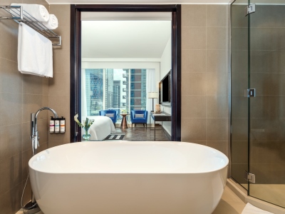 bathroom 1 - hotel pullman dubai downtown - dubai, united arab emirates