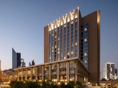 exterior view - hotel rove downtown - dubai, united arab emirates