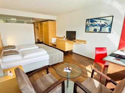 bedroom - hotel austria trend congress innsbruck - innsbruck, austria