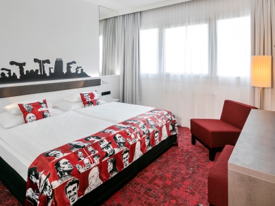 bedroom - hotel arcotel nike - linz, austria