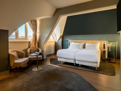 bedroom - hotel nh collection salzburg city - salzburg, austria